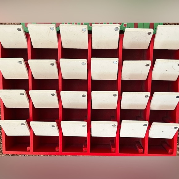 NWT Wooden Elf on the shelf advent Calendar Christmas decor - Picture 4 of 4